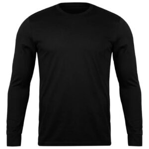CAMISETA TÉRMICA PRETA MANGA LONGA SEGUNDA PELE PROTEÇÃO UV 50