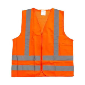 COLETE DE SINALIZAÇÃO REFLETIVO 1 BOLSO LARANJA