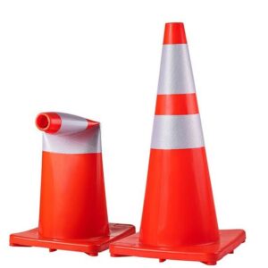 CONE FLEXÍVEL DE BORRACHA 75cm