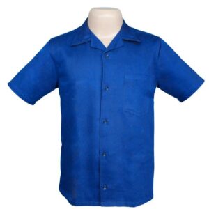 JALECO MANGA CURTA AZUL