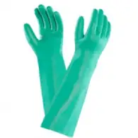 LUVA NITRILICA MARCA SUPER SAFETY REFERENCIA NITRILELONG CA 40506 TAMANHO 9