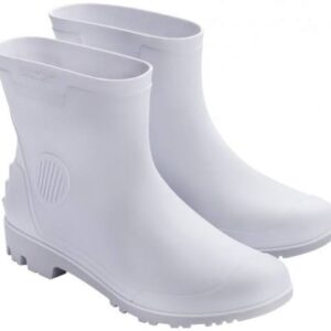 BOTA DE PVC CANO CURTO BRANCO CA32178