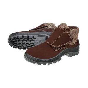 BOTINA NOBUCK C/BIQUEIRA DE PVC VELCRO CA 45611